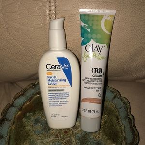 Cerave AM Facial Moisturizing Lotion, Garnier BB